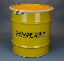 15 Gallon Steel Overpack Salvage Drums - Lined
